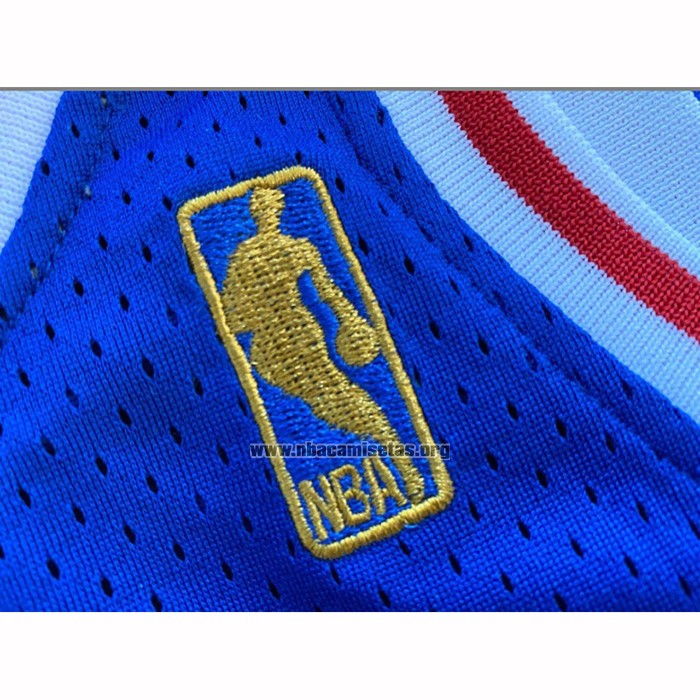 Camiseta Philadelphia 76ers Allen Iverson NO 3 Mitchell & Ness 1996-97 Azul